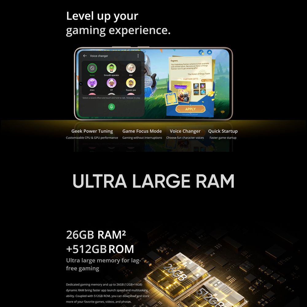 realme 13+ 5G 12GB+256GB/ 12GB+512GB | Android 14, Realme UI 5.0 | MediaTek Dimensity 6300 5G | 5000mAh, 80W Ultra Charge