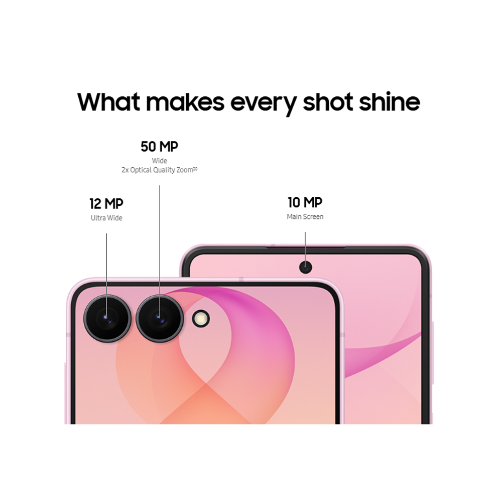 SAMSUNG Galaxy Z Flip8 12GB+256GB / 12GB+512GB | 6.9 inch, Foldable Dynamic | 50MP Rear Camera | Exynos 2600 (2 nm) | Android 17, One UI 9 | Li-Po 4300mAh, 25W Fast Charge