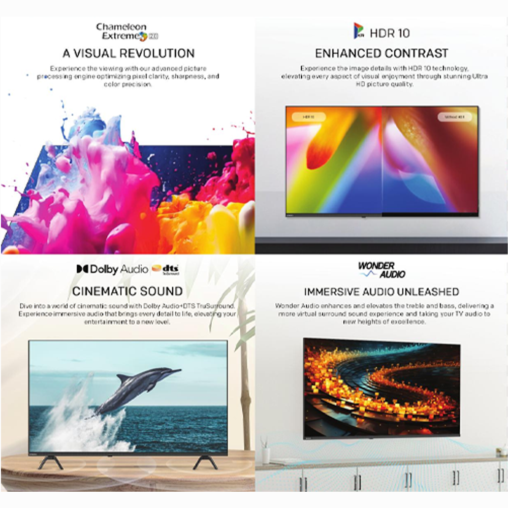 SKYWORTH 50" / 55" / 65" 4K UHD Eye Care Series Google TV SUE7950 | S AI Engine | HDR 10/HLG | EyeCare 5.0 | Find-my Remote