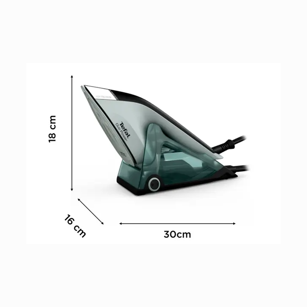 Tefal 1700W Duo Power 2-in-1 Steam Iron JF4033 | Steam output up to 25g/minute | Support vertical steam | Auto-off & anti-drip funtions | Ceramic soleplate technology