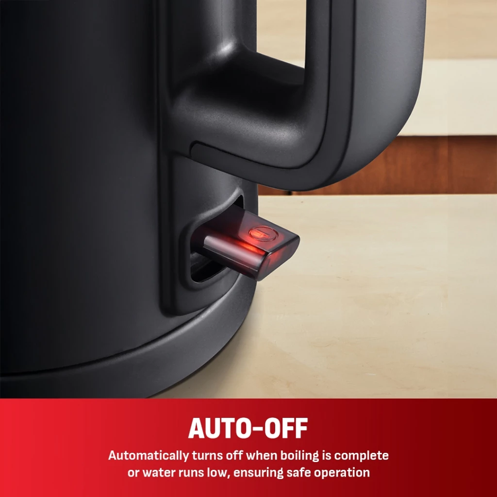 Tefal 1.5L Thermo Protect Electric Kettle KO1408Y2 / KO140AY2 | 304 stainless steel body | 360 degrees rotational cord | Safe to touch