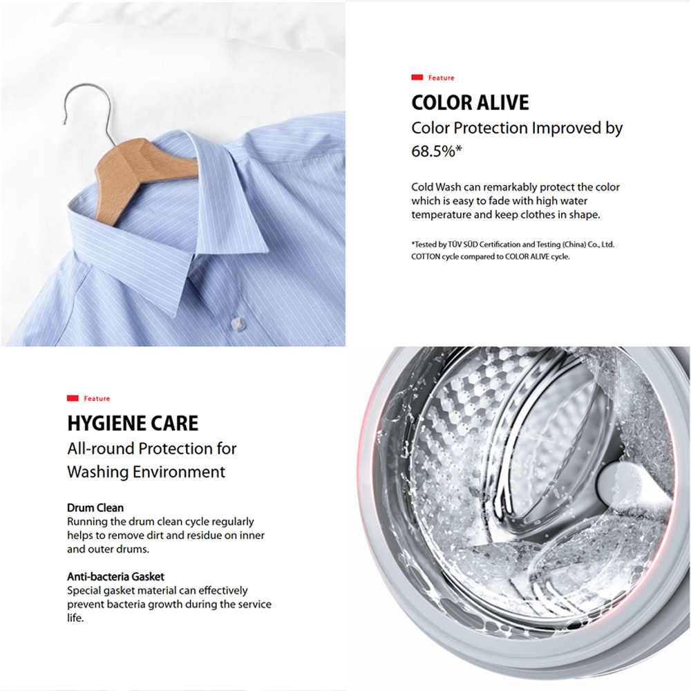 TOSHIBA 7KG/8.5KG AROMA+ Front Load Origin Inverter Washing Machine TW-T21BU80UWM(MG)/TW-T21BU95UWM(MG) | Ultra Fine Bubble | Steam Wash