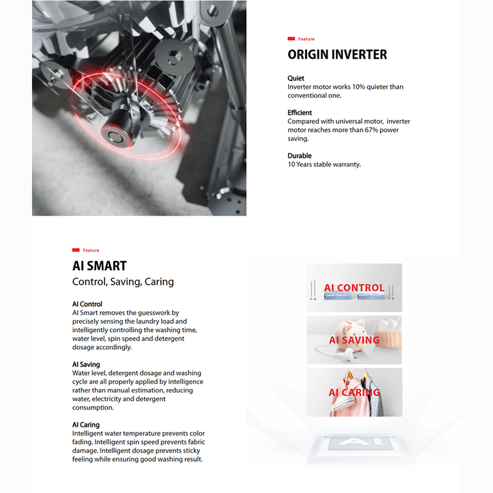 TOSHIBA 10.5KG/7KG Aroma+ AI Smart Front Load Washer Dryer TWD-T21BU115UWM(MG) | THE GREATWAVES™ 2.0 | Ultra Fine Bubble