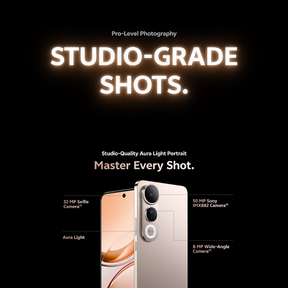 vivo V50 Lite 5G | BlueVolt Battery So Pro | 50 MP Sony Ultra-High Sensitivity Camera | Powerful Ai Function | 6500 mAh, 90W Fast Charge