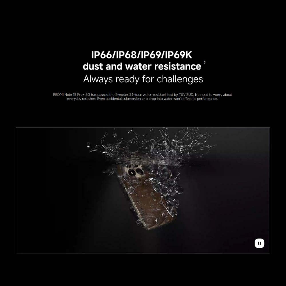 Xiaomi REDMI Note 15 Pro+ 5G 12GB+256GB/12GB+512GB | 6.83", AMOLED | 200MP Rear Camera | Qualcomm SM7635-AC Snapdragon 7s Gen 4 (4 nm) | Li-Po 6500mAh