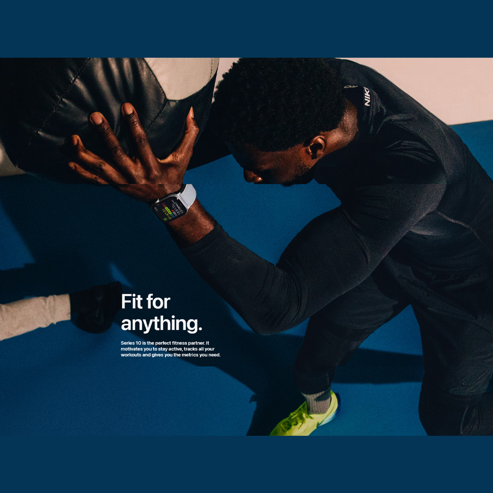 Apple Watch Series 10 Natural Titanium / Silver Aluminium GPS/ GPS + Cellular | LTPO3 OLED Always-On Retina display | Temperature sensing