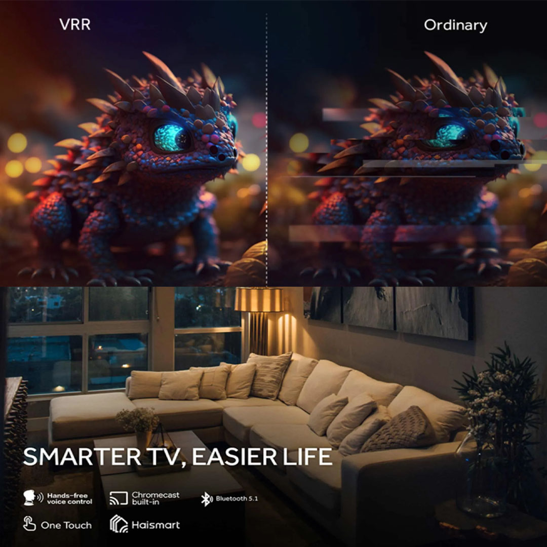 HAIER 55" OLED 4K HDR Smart LED TV H55C900UX | OLED Google Drive Series | Dolby Vision |  Sound System | 120 Hz | Smart LED TV with 3 Year Warranty