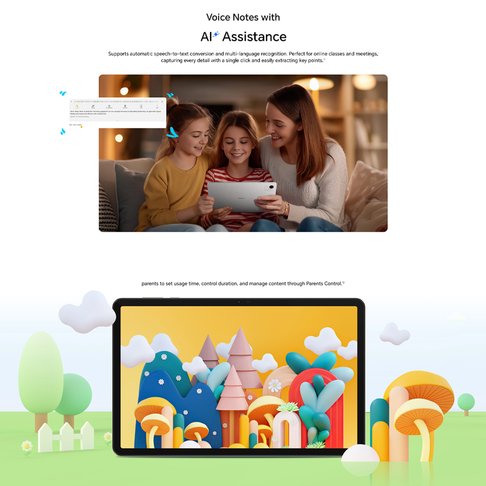HONOR Pad X9a LTE 8GB+8GB+256GB / Wi-Fi 8GB+8GB+128GB | 11.5 inch | 8MP Rear Camera | Qualcomm SM6225 Snapdragon 685 (6 nm) | Li-Po 8300 mAh, 35W wired