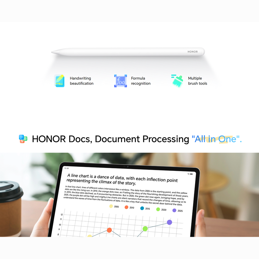 HONOR Pad V9 12GB+12GB+256GB | 11.5 inches | 13MP Camera | Mediatek Dimensity 8350 (4 nm) | Li-Po 10100mAh