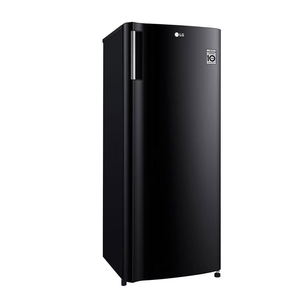 LG 171L Smart Inverter Upright Freezer GN-304SHBR / GN-304SLBR | Vertical Freezer | 6 Freezer Shelves | 4 Door Baskets | Sleek Design