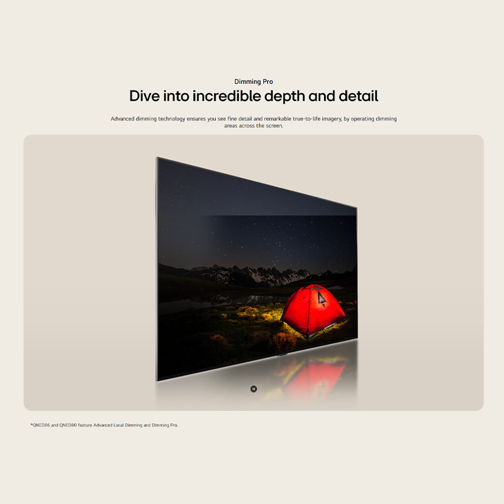 LG 55"/65"/75" QNED80 AI 4K UHD LED Smart TV QNED80TSA | 4K Upscaling | Dynamic Tone | HDR10 / HLG Mapping | AI Sound Pro