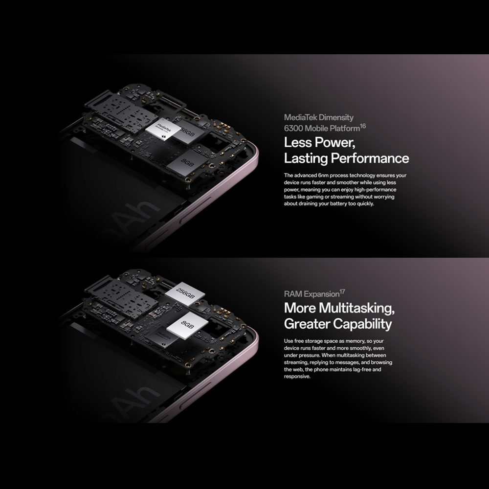 OPPO A5 Pro 5G 8GB+256GB | 6.67 inch | 50MP Main Camera | Dual Sims | Mediatek Dimensity 6300 (6 nm) | Li-Po 5800 mAh,Fast charging 45W