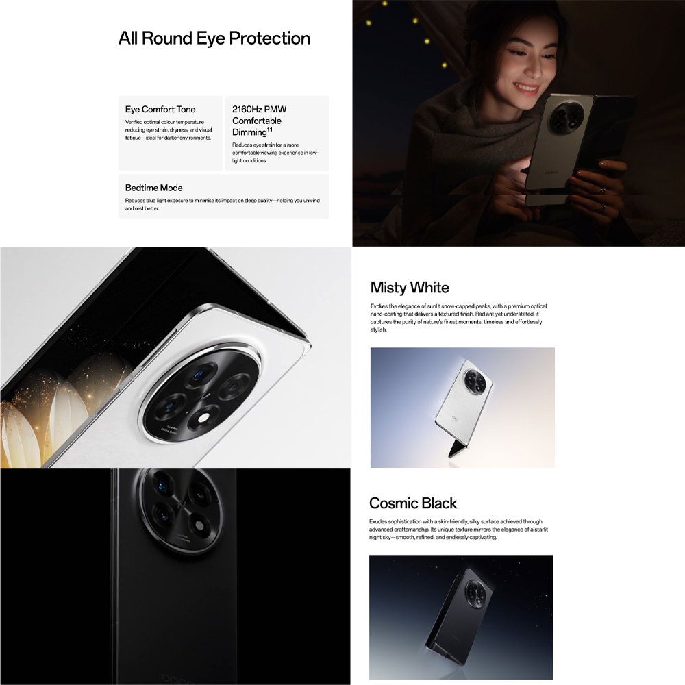 OPPO Find N5 16GB+512GB |  8.12 inches, Foldable LTPO OLED | 50MP Main Camera |  Qualcomm SM8750-3-AB Snapdragon 8 Elite (3 nm) | Si/C Li-Ion 5600 mAh