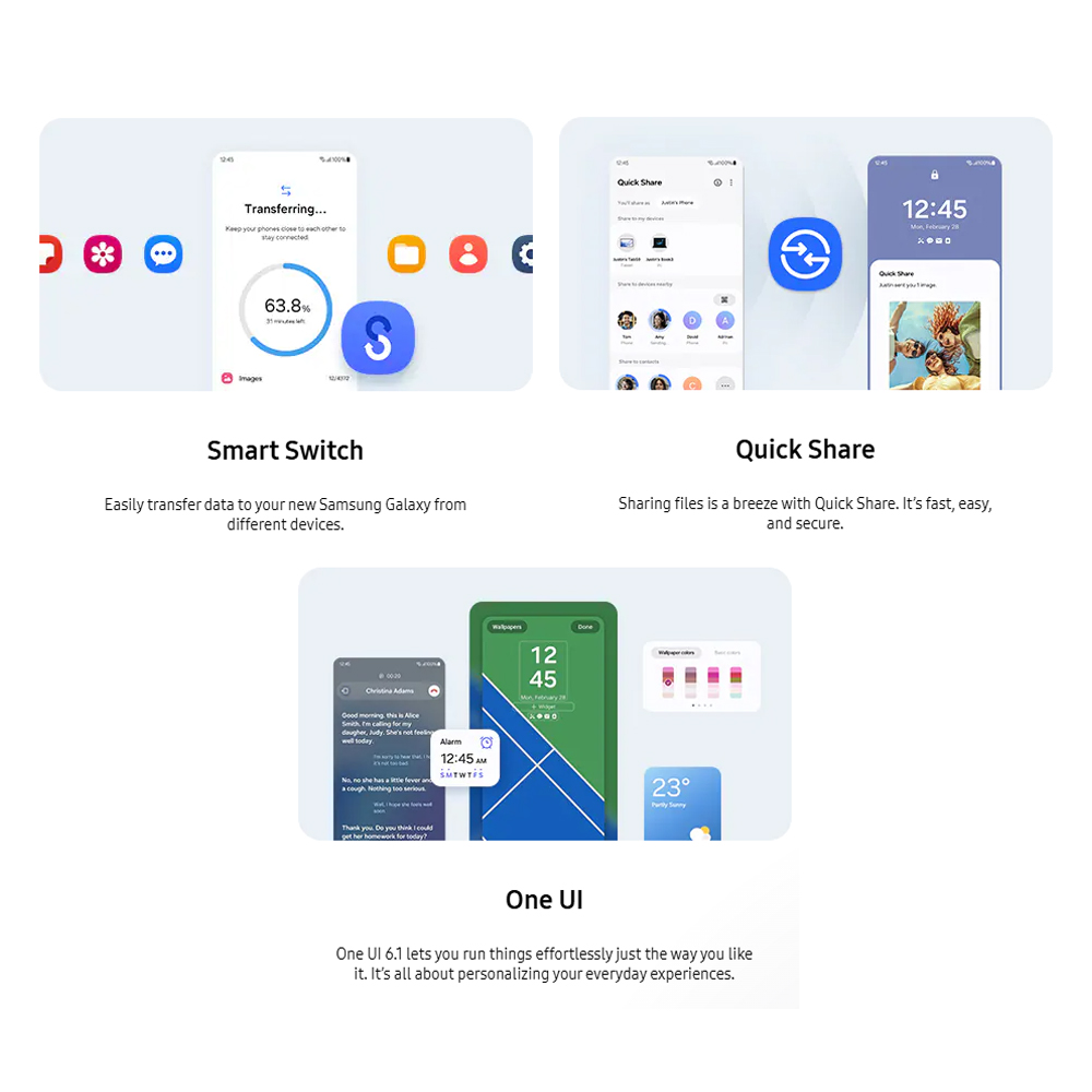 SAMSUNG Galaxy A16 5G 8GB+256GB | Android 14, One UI Core 6.1 | Octa-core, Mediatek Dimensity 6300 | 5000 mAh