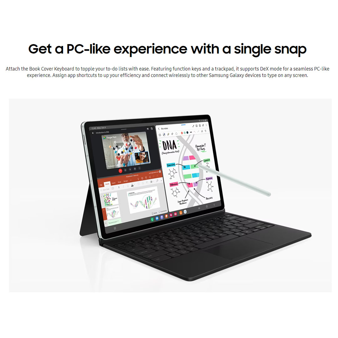 SAMSUNG Galaxy Tab S9 FE Wi-Fi | 6GB+128GB/8GB+256GB | 10.9" Display | 8000mAh Battery | 8MP Main Camera | One UI 5.1 | Tablet with 1 Year Warranty