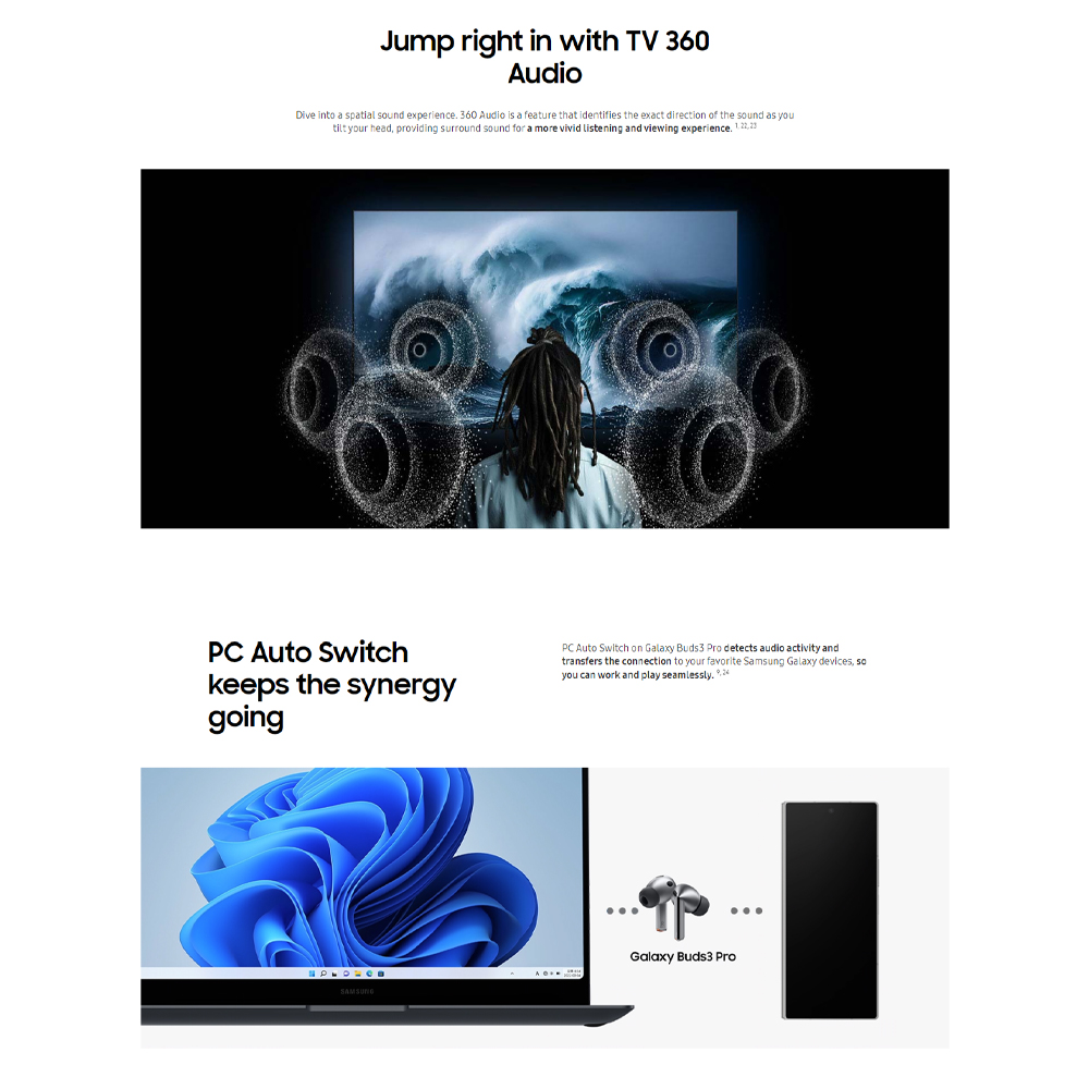 SAMSUNG Galaxy Buds3 Pro | Ultimate Hi-Fi | Iconic design with Blade Lights | Adaptive Noise Control