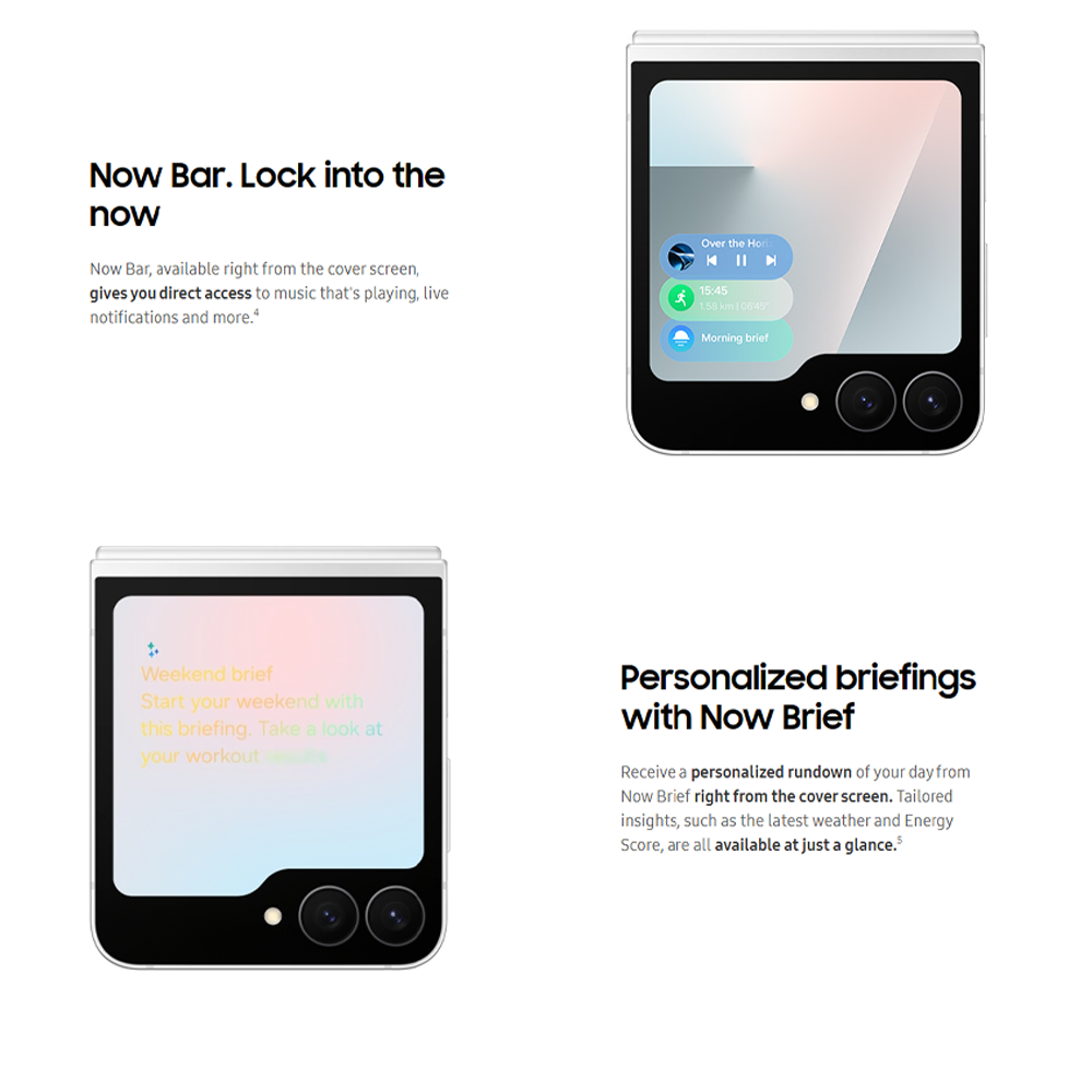 SAMSUNG Galaxy Z Flip7 FE | Pro-level 50 MP camera for selfies | One UI 8. All new for Flip | Efficient battery powers all-day use