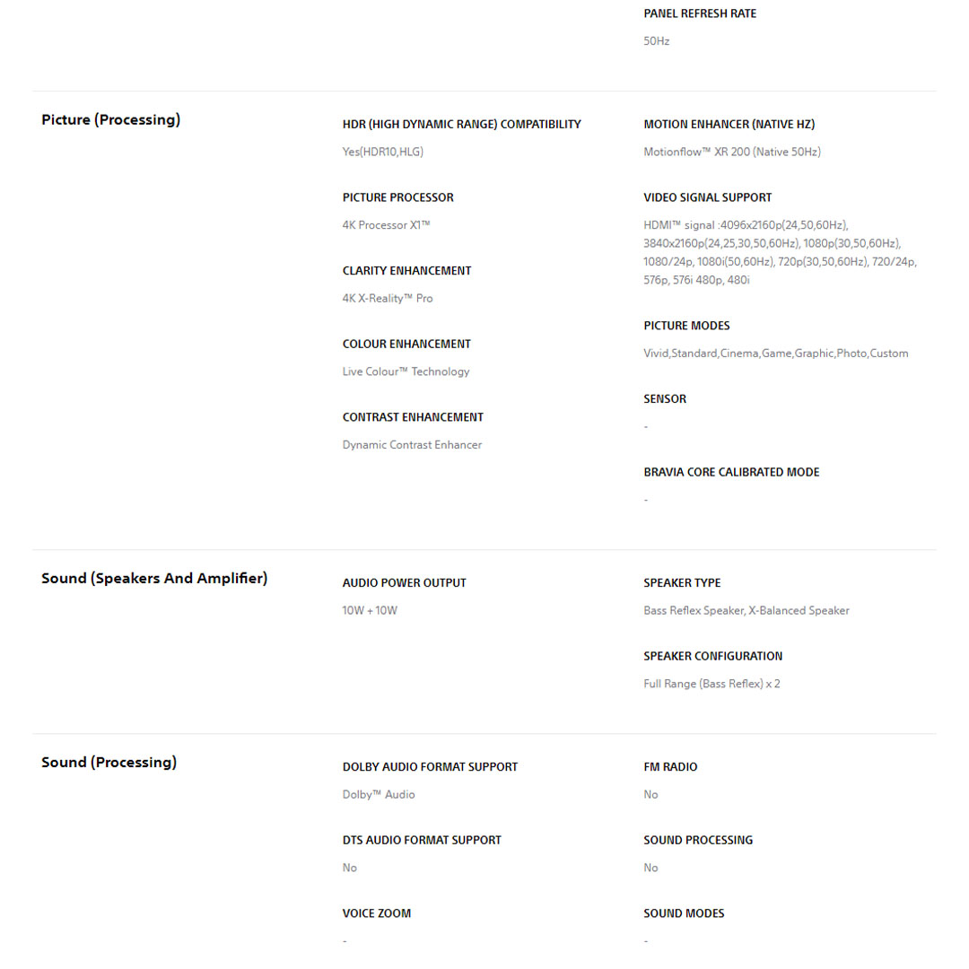 SONY 75" 4K UHD High Dynamic Range (HDR) Smart TV (Google TV) KD-75X77L | 4K X-Reality™ PRO | Chromecast built-in | Motionflow™ XR 200 | Smart TV with 2 Years Warranty