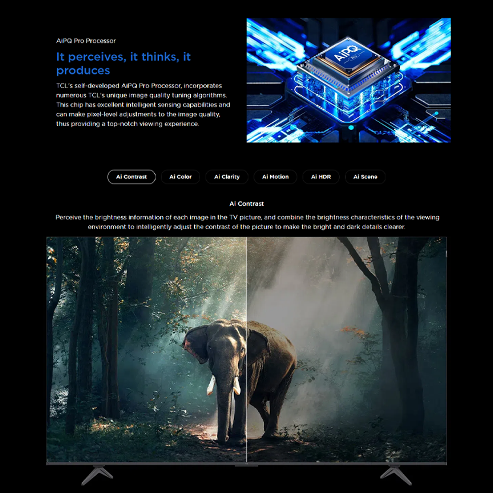 TCL 85"/98" 4K UHD QLED Google TV 85P8K/98P8K | QLED | 144Hz Native Refresh Rate | ONKYO 2.1 Hi-Fi System | AiPQ Pro Processor