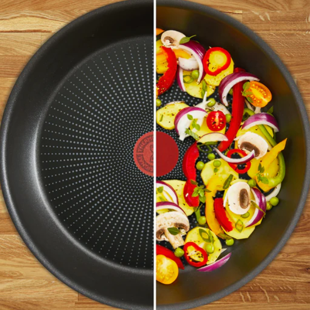 Tefal So Matcha Non-Stick Cookware Set 4-Piece Set with Lids G179S495 G179S4 | Perfect Searing Thermo-Signal | Titanium NonStick