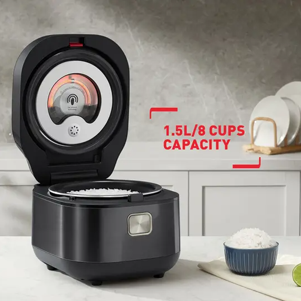 Tefal 1.5L Far Infrared IH Rice Cooker RK8868 | 12-hour Keep Warm feature | Touch control panel | 13 versatile cooking programs
