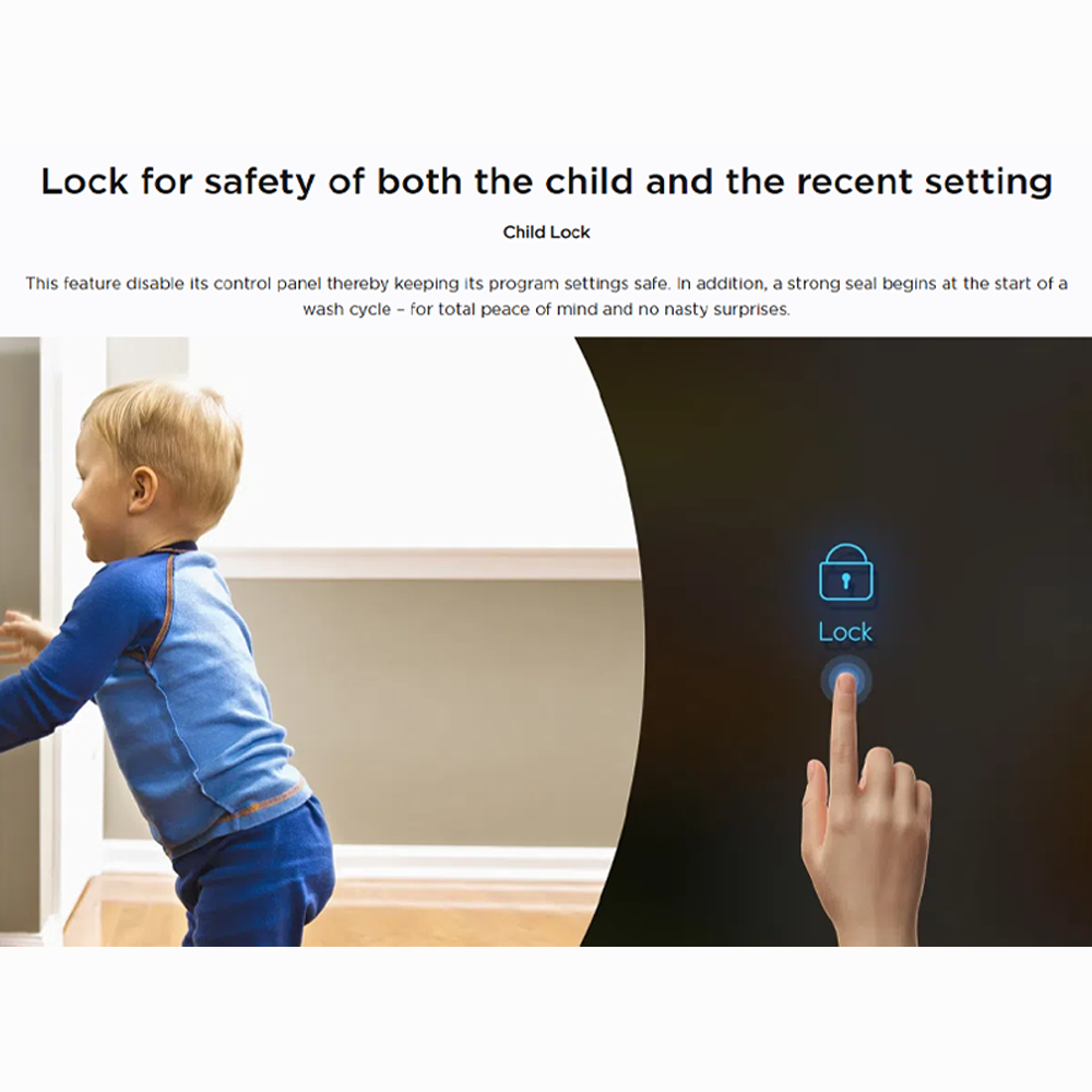 TCL 10.5KG/7KG Inverter Direct Drive Washer Dryer With Full LED Panel TWD105-C31DG | DD Motor | Less Friction More Care