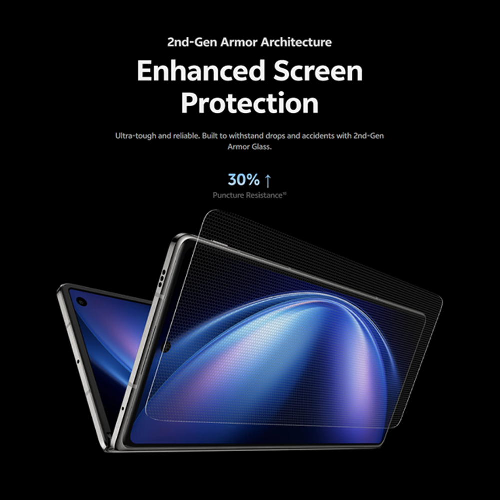 vivo X Fold5 5G | 6000mAh BlueVolt Battery | 80W Dual-Cell FlashCharge | 8.03" 2k ZEISS Master Colour Display | AI Multitasking | 50MP ZEISS Telephoto Camera