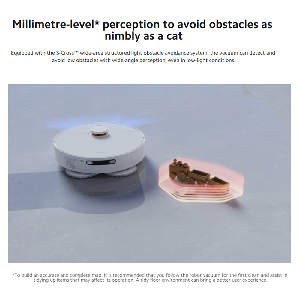 Xiaomi 75W Robot Vacuum X20+ | All-in-one smart base station | Enhanced vacuuming and mopping performance | LDS laser navigation | 1  Year General Warranty