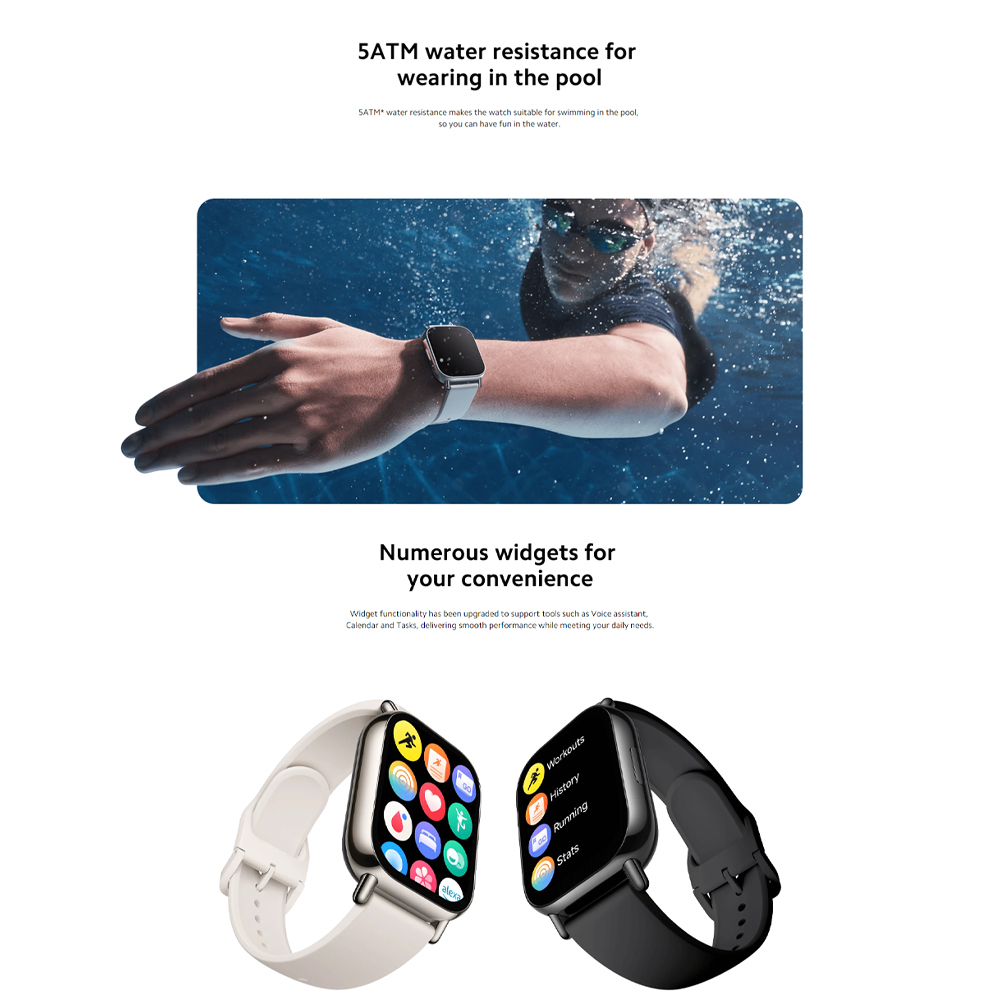 Xiaomi Redmi Watch 5 Lite | 1.96" AMOLED | up to 18 days battery | built-in GNSS