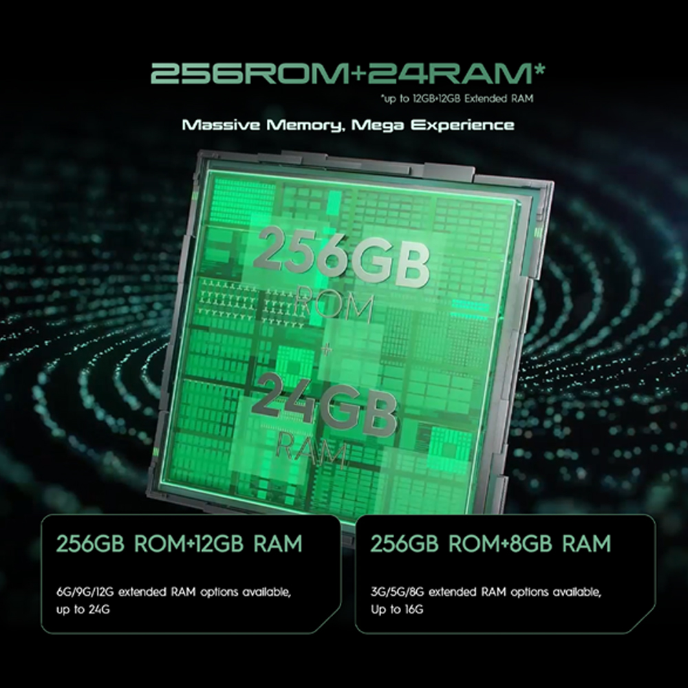 Tecno POVA 6 8GB+256GB | Mediatek Helio G99 Ultimate (6 nm) | Dual Sims | LTE