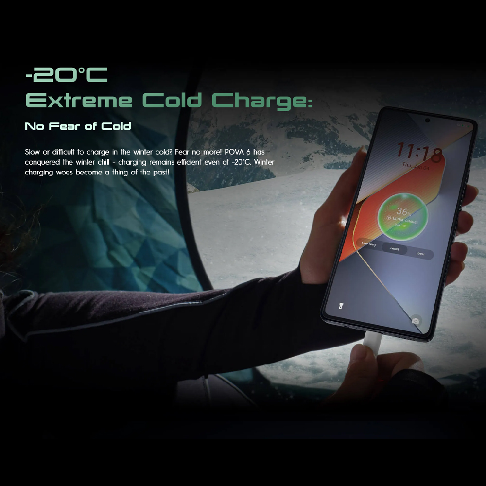 Tecno POVA 6 8GB+256GB | Mediatek Helio G99 Ultimate (6 nm) | Dual Sims | LTE