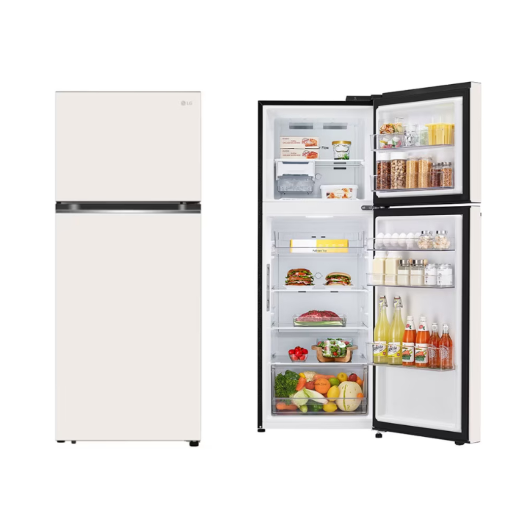 LG 360L 2 Doors Top Mount Smart Inverter Refrigerator GN-B332PBGB/ GN-B332PMGB/ GN-B332PPGB | Door Cooling+™ | Multi Air Flow | Smart Diagnosis™ | Refrigerator with 1 Year Warranty
