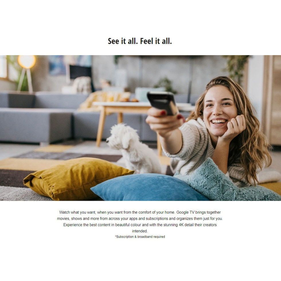 Panasonic 55" 4K HDR Smart TV TH-55MX650K | Google TV | Brilliant Contrast | 4K Colour Engine | Smart TV with 1 Year Warranty