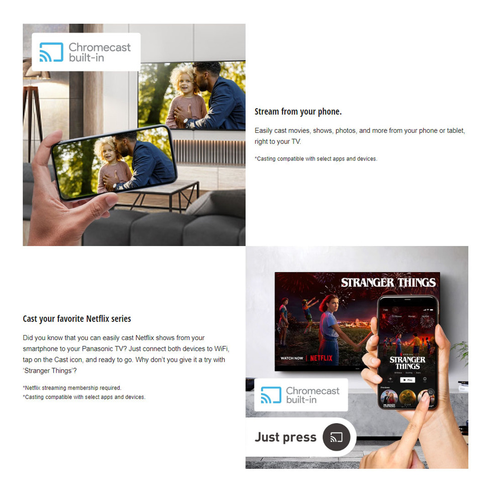 Panasonic 55" 4K HDR Smart TV TH-55MX650K | Google TV | Brilliant Contrast | 4K Colour Engine | Smart TV with 1 Year Warranty