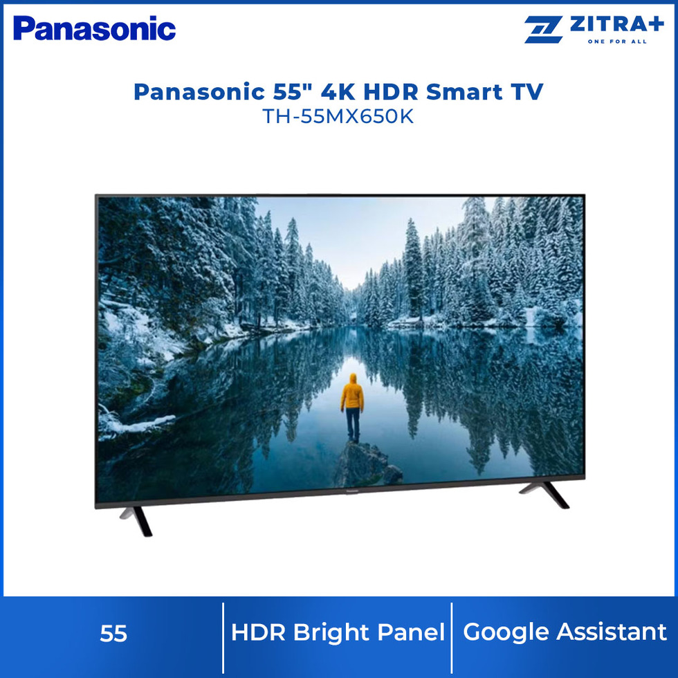 Panasonic 55" 4K HDR Smart TV TH-55MX650K | Google TV | Brilliant Contrast | 4K Colour Engine | Smart TV with 1 Year Warranty