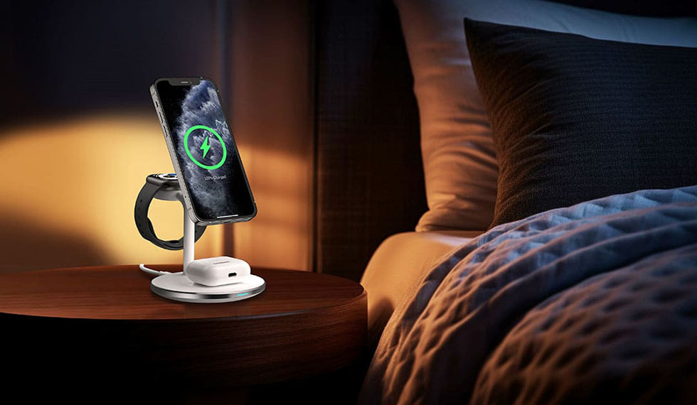 RIVERSONG  MagCombo 01 Charging AD79 | Smart Identification | 15 Max Total Power | Fast Charging | Charging with 1 Year Warranty