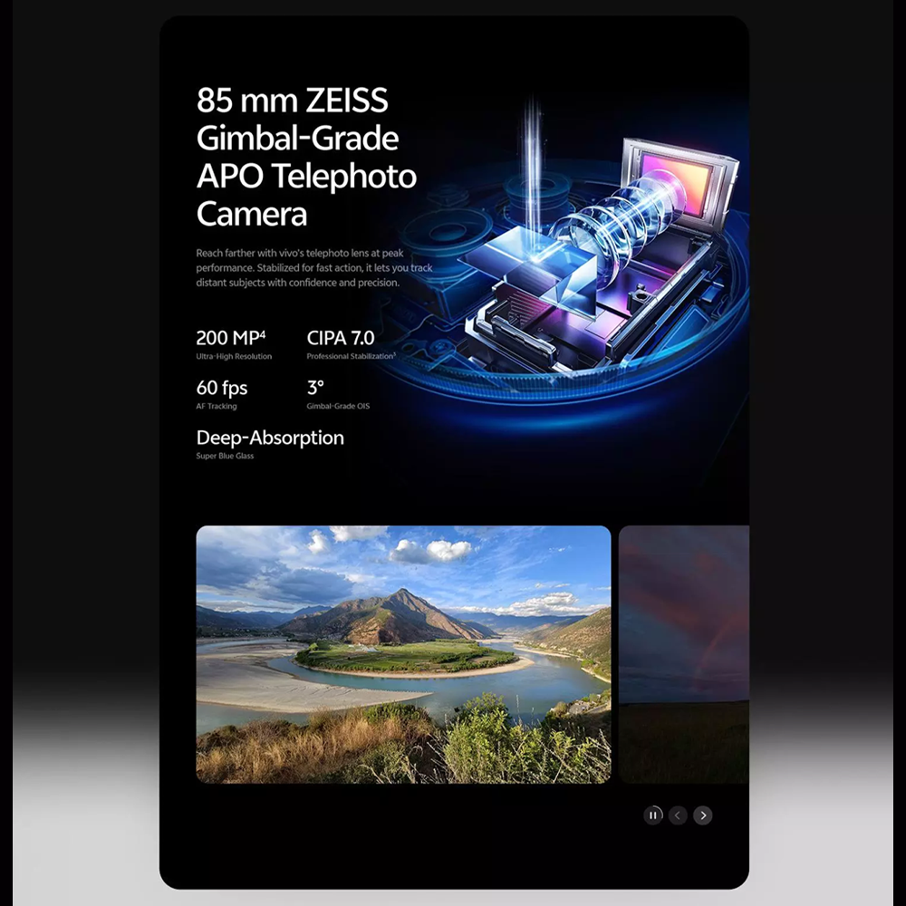 vivo X300 Ultra 16GB+512GB / 16GB+1TB | 6.82-inch, LTPO AMOLED | 200MP Rear Camera | Qualcomm SM8850-AC Snapdragon 8 Elite Gen 5 (3 nm) | Li-Po 6600 mAh, 100W FlashCharge