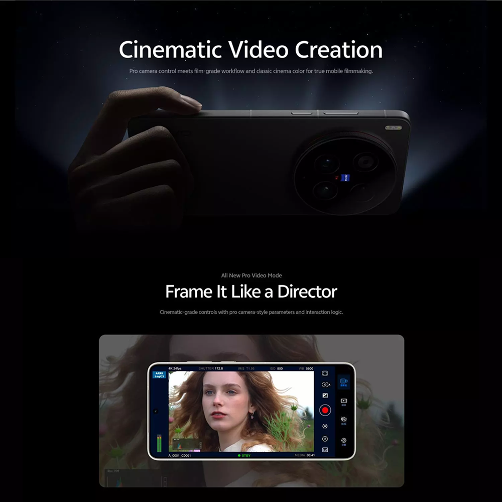 vivo X300 Ultra 16GB+512GB / 16GB+1TB | 6.82-inch, LTPO AMOLED | 200MP Rear Camera | Qualcomm SM8850-AC Snapdragon 8 Elite Gen 5 (3 nm) | Li-Po 6600 mAh, 100W FlashCharge