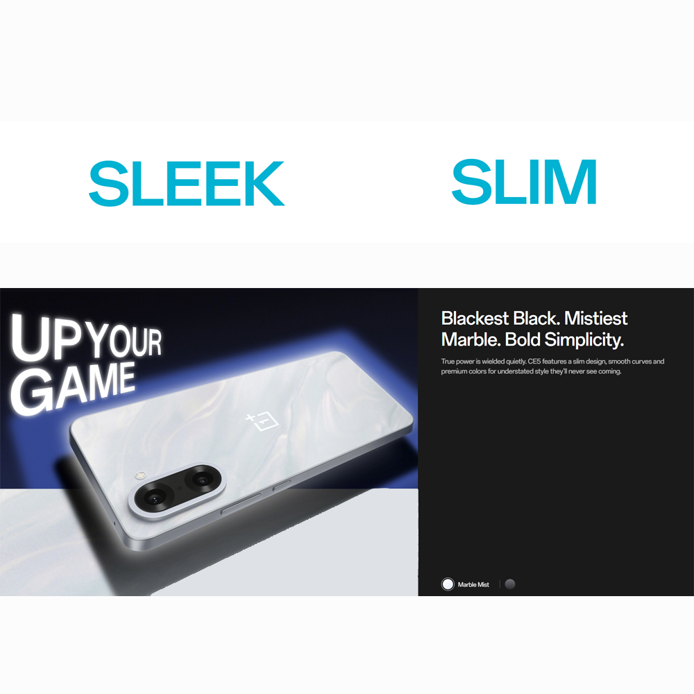 OnePlus Nord CE5 8GB+256GB | 6.67 inch | 50MP Rear Camera | Mediatek Dimensity 8350 Apex (4 nm) | Android 15, ColorOS 15