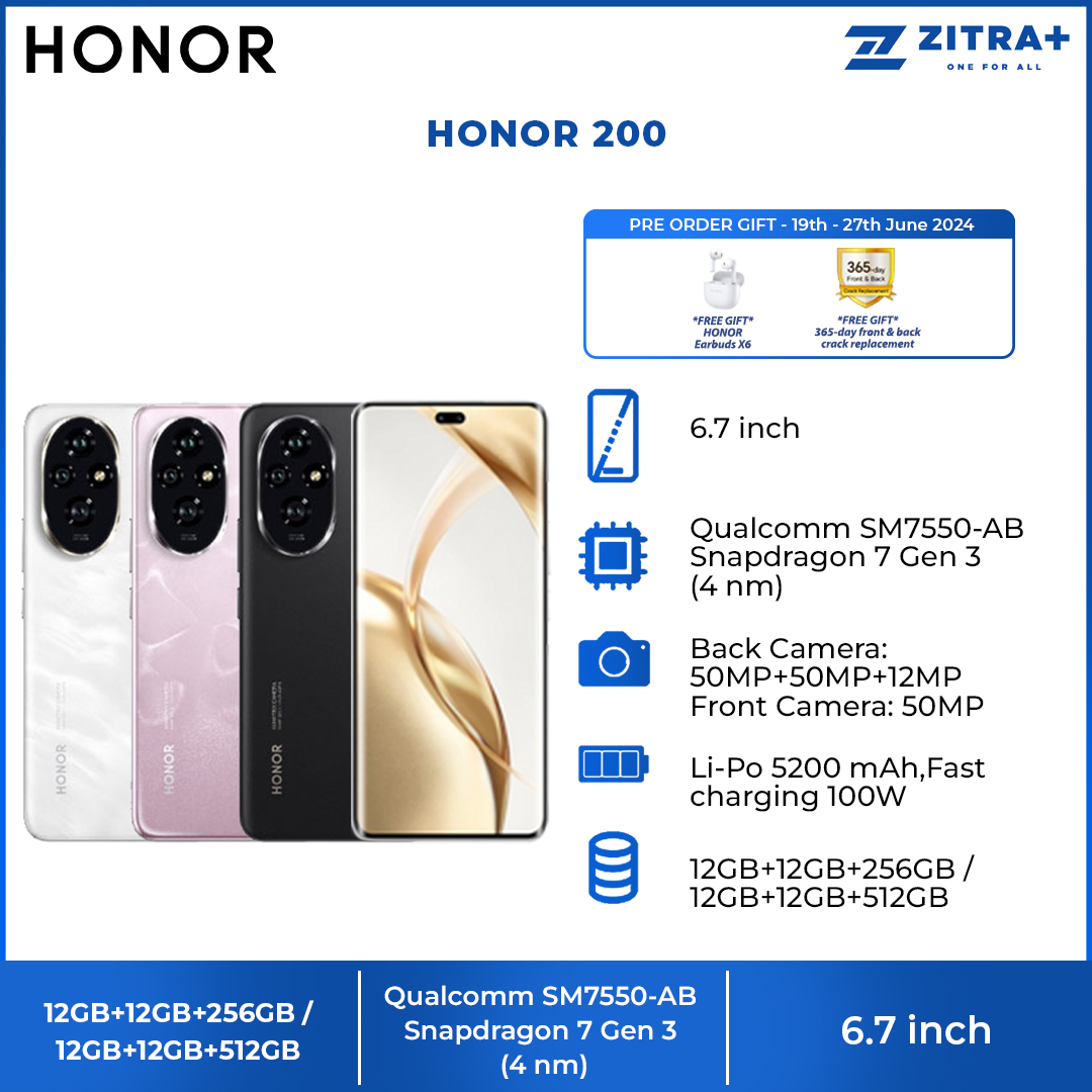 HONOR 200 12GB+256GB / 12GB+512GB | tudio-level Portrait