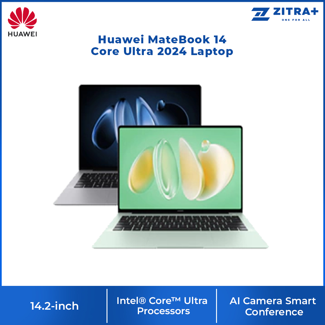 Huawei MateBook 14 Core Ultra 2024 Laptop | 2.8K OLED Touch-Control | AI Camera | Ultra Processors | 2  Year General Warranty