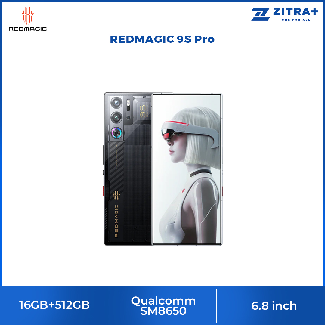 REDMAGIC 9S Pro 12GB+256GB/16GB+512GB | Qualcomm® Snapdragon™ 8 Gen 3 | 16MP Front Camera | 80W Super-Fast Charging