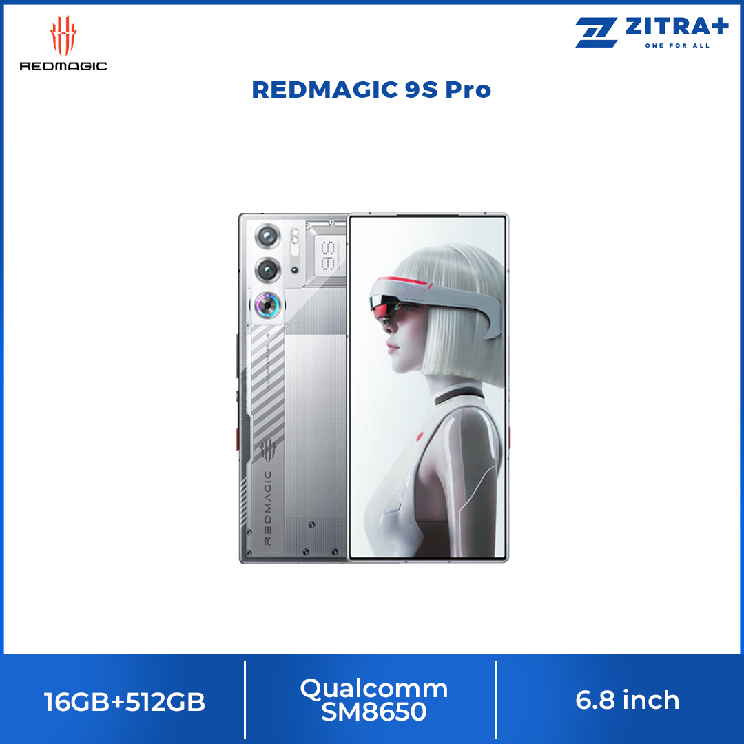 REDMAGIC 9S Pro 12GB+256GB/16GB+512GB | Qualcomm® Snapdragon™ 8 Gen 3 | 16MP Front Camera | 80W Super-Fast Charging