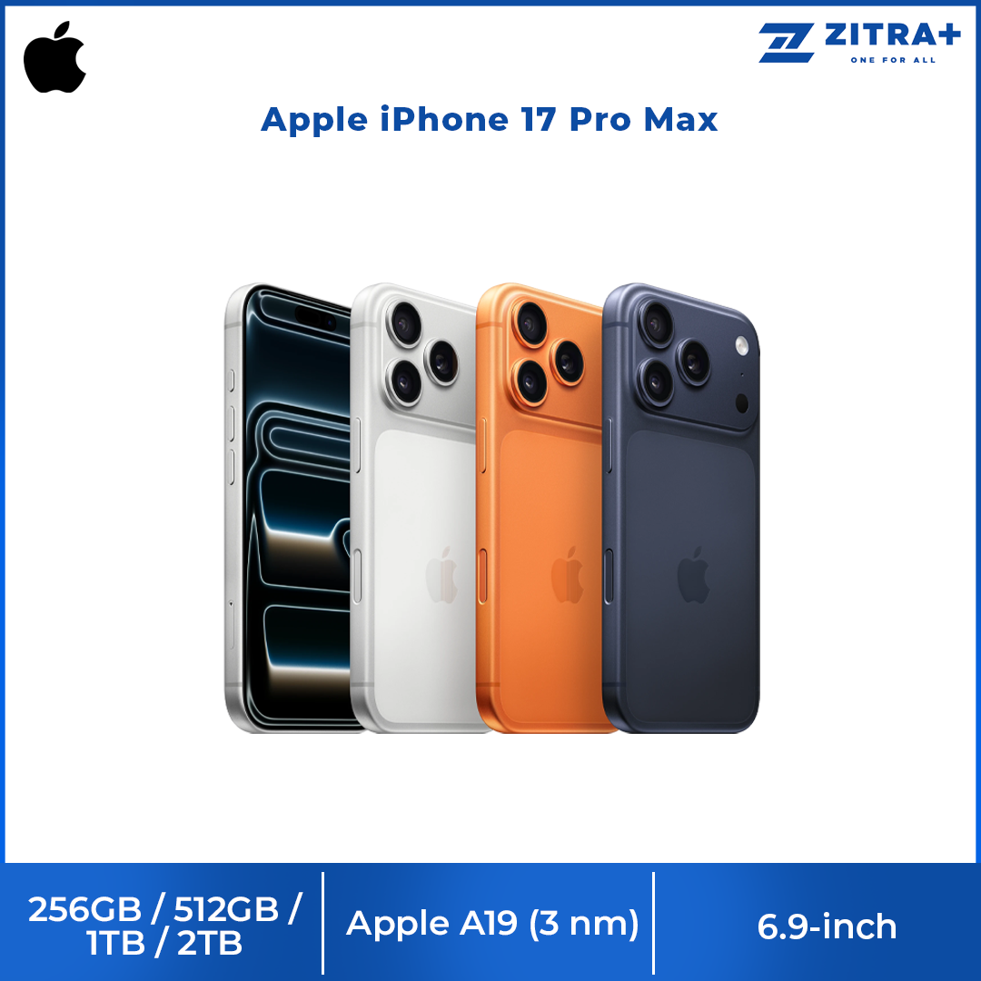Apple iPhone 17 Pro Max | Durable Ceramic Shield Front and Back | Best Battery Life in an Iphone Ever | The Ultimate Pro Camera System