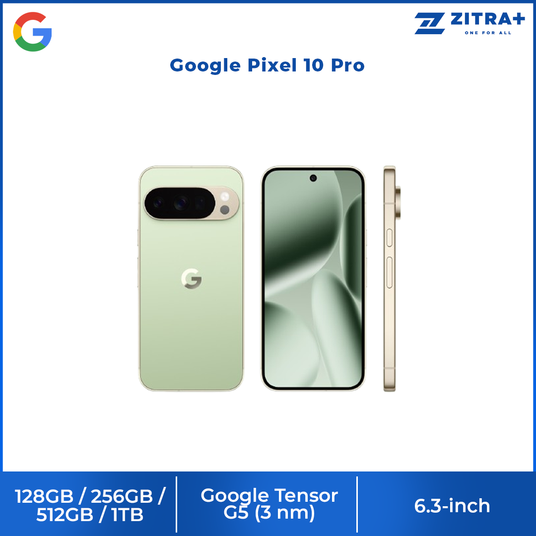 Google Pixel 10 Pro | The most advanced AI on Pixel | 6.3-inch Super Actua display | Pro Res Zoom up to 100x | Next-gen chip for peak AI performance