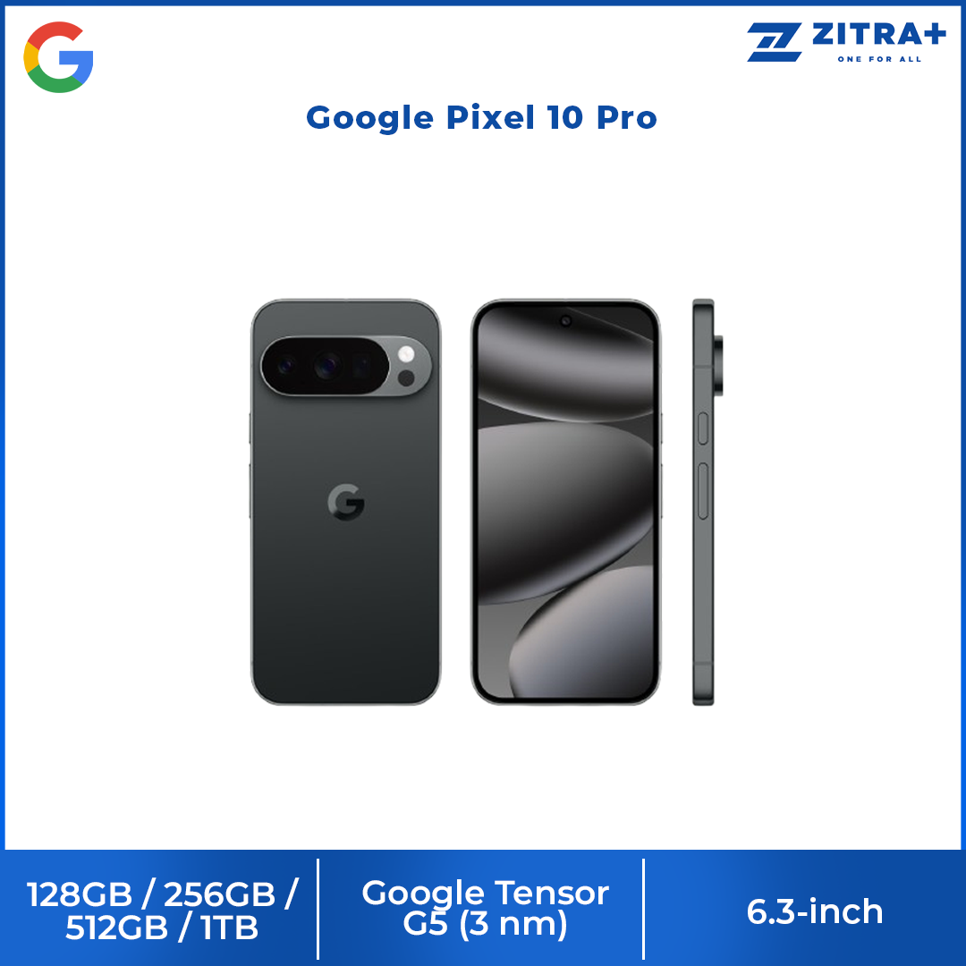 Google Pixel 10 Pro | The most advanced AI on Pixel | 6.3-inch Super Actua display | Pro Res Zoom up to 100x | Next-gen chip for peak AI performance