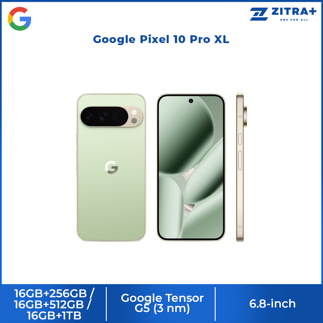 Google Pixel 10 Pro XL | Google Tensor G5 (3 nm) | Fast Charging 45W | Battery 5200mAH | 6.8-inch LTPO OLED Display | 100x Pro Res Zoom
