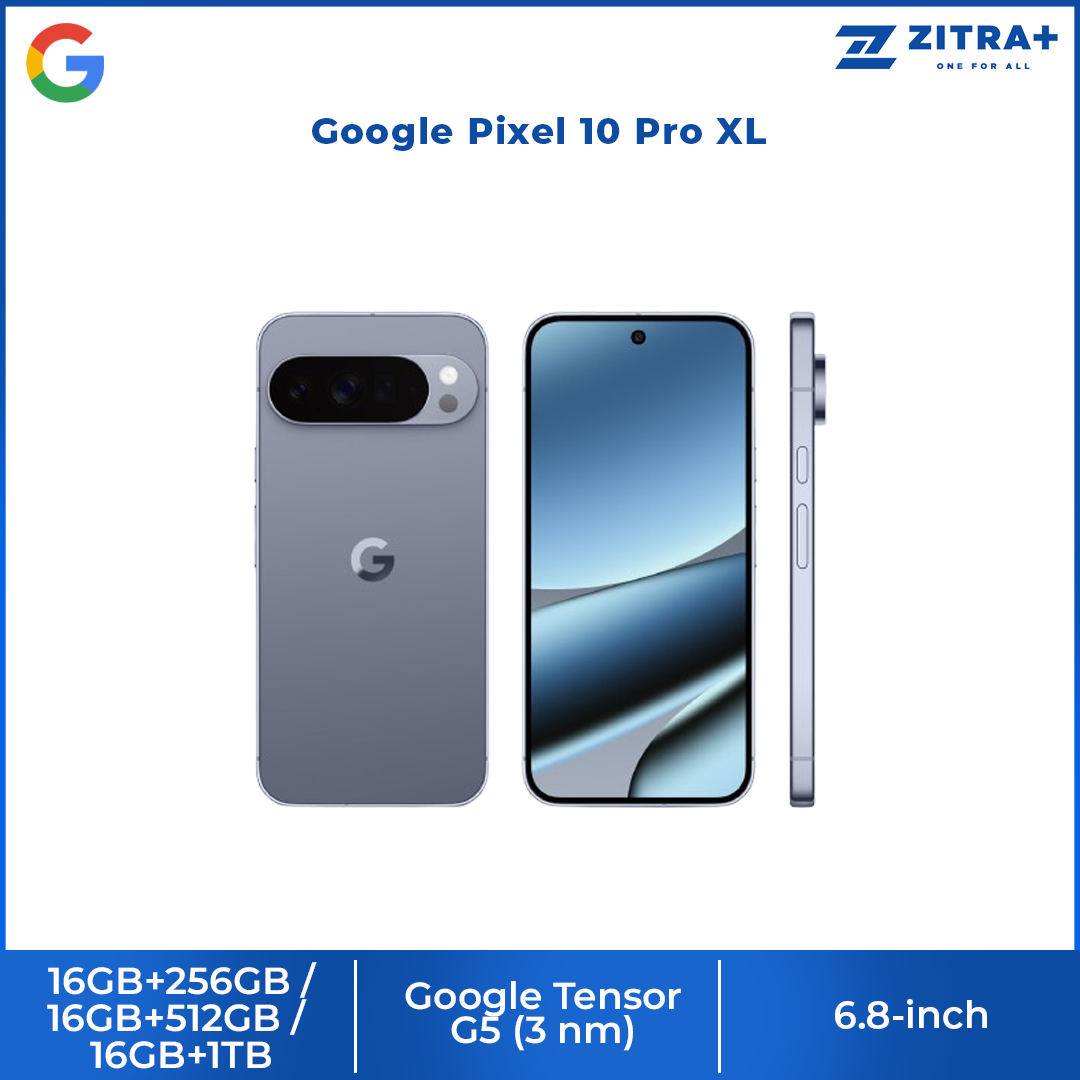 Google Pixel 10 Pro XL | Google Tensor G5 (3 nm) | Fast Charging 45W | Battery 5200mAH | 6.8-inch LTPO OLED Display | 100x Pro Res Zoom