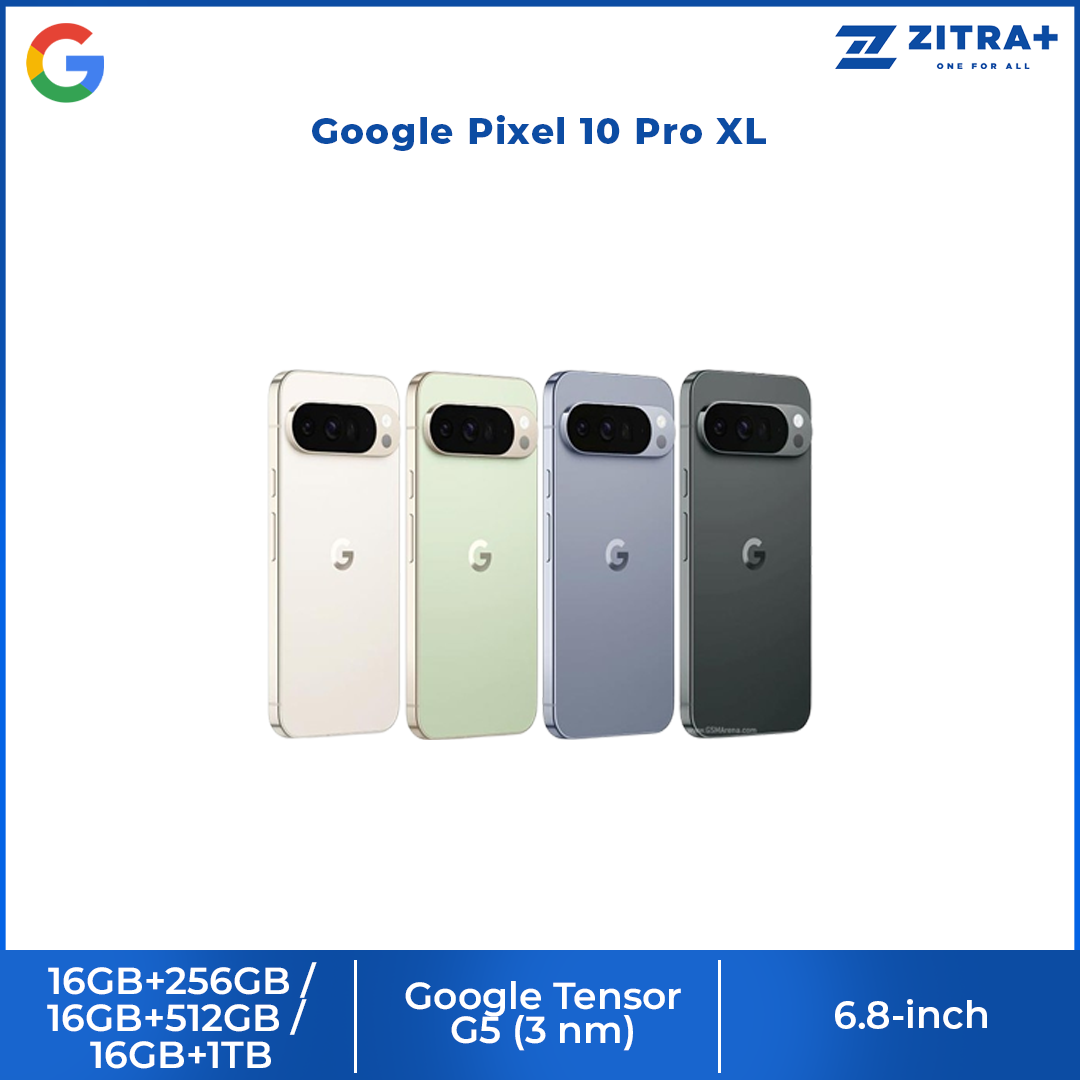 Google Pixel 10 Pro XL | Google Tensor G5 (3 nm) | Fast Charging 45W | Battery 5200mAH | 6.8-inch LTPO OLED Display | 100x Pro Res Zoom