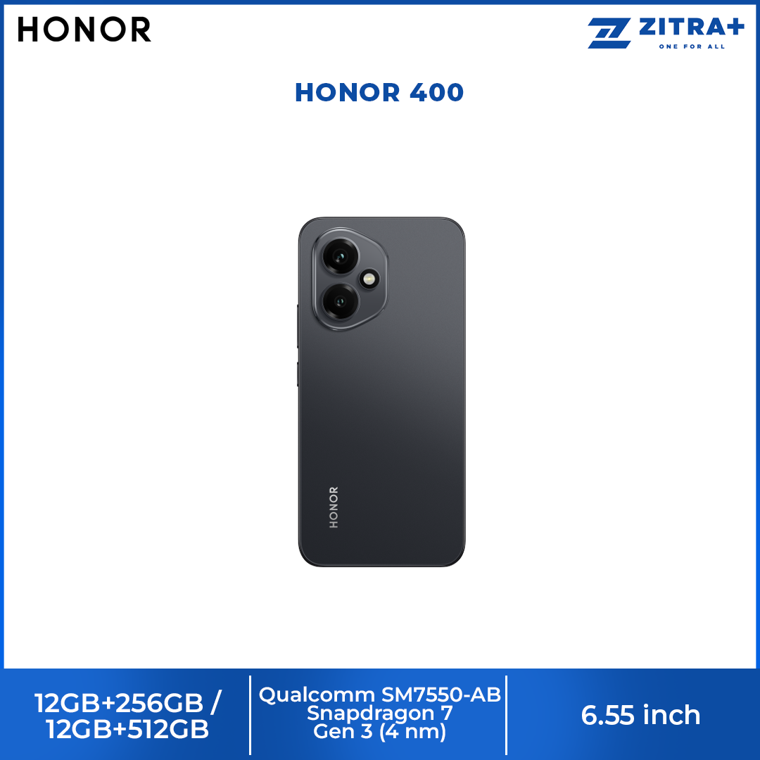 HONOR 400 12GB+256GB/ 12GB+512GB | 200MP Main Camera | 6.55 inch | Qua